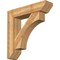 Ekena Millwork Westlake Slat Rough Sawn Bracket w/ Offset Brace, Western Red Cedar, 8"W x 34"D x 34"H BKT0806X34X34WTL06RWR - alternate 1